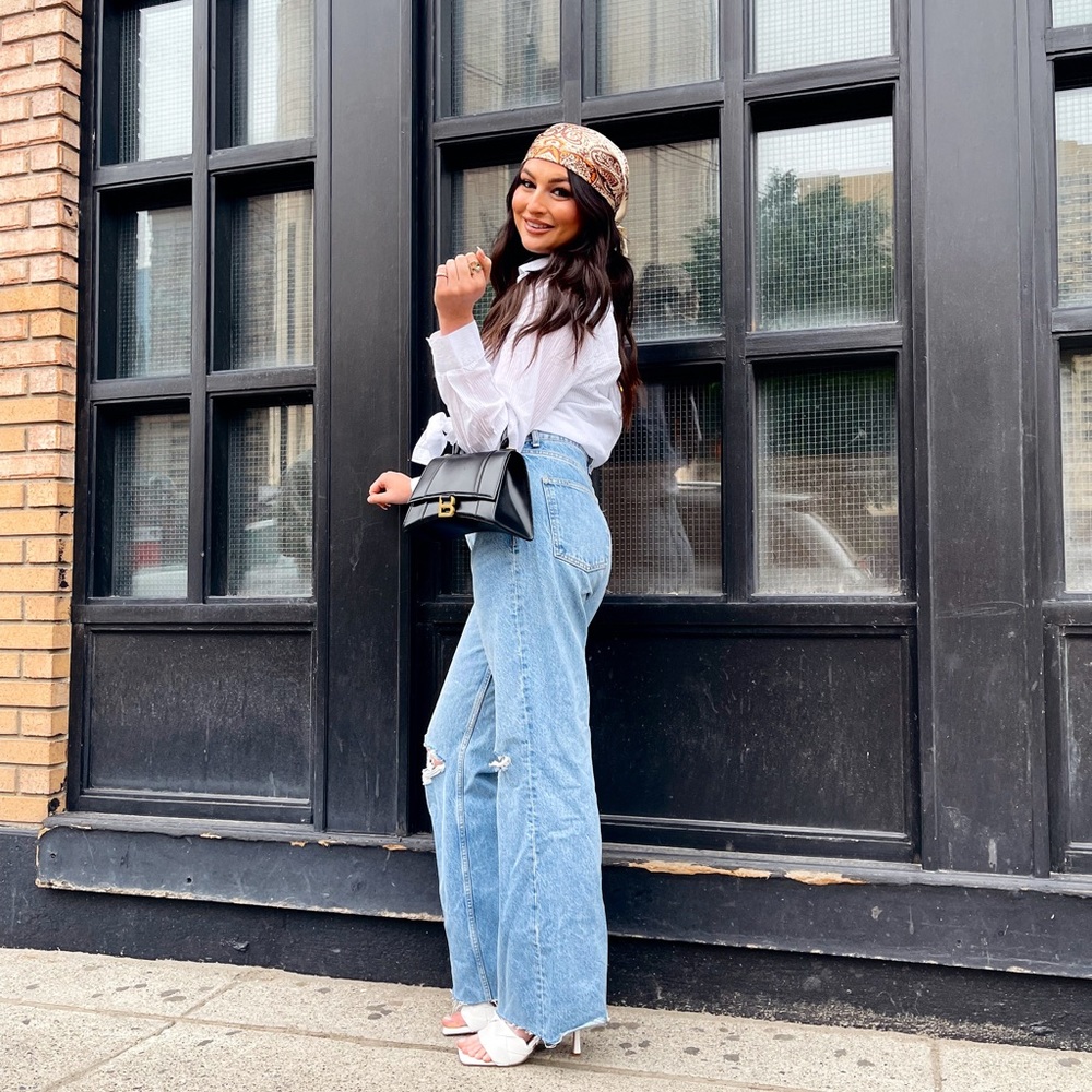 Zara wide leg jeans sold out